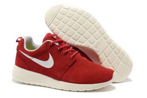 Online To Buy Nike Wmns Roshe Running Shoes Wool Skin For Sale Red White Outlet Store